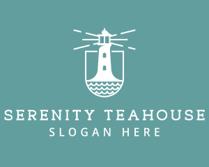 Classic Seaside Lighthouse logo design