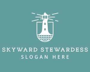 Classic Seaside Lighthouse logo design