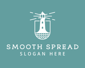 Classic Seaside Lighthouse logo design