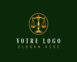 Law Office - Justice Notary Law Firm logo design