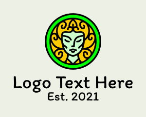 Goddess - Villain Woman Character logo design