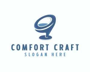 Modern Chair Furniture logo design