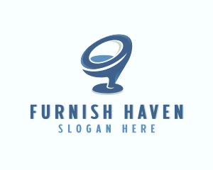 Modern Chair Furniture logo design