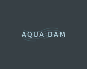 Ocean Aqua Wave  logo design
