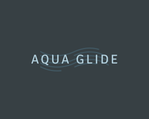 Ocean Aqua Wave  logo design