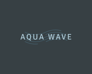 Aqua - Ocean Aqua Wave logo design