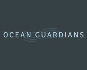 Marine Conservation - Ocean Aqua Wave logo design