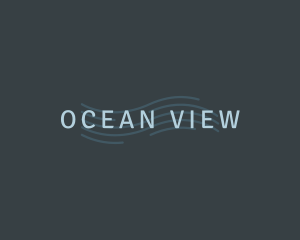 Ocean Aqua Wave  logo design