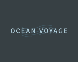 Ocean Aqua Wave  logo design