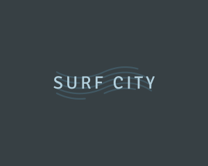 Ocean Aqua Wave  logo design