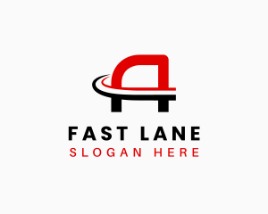 Highway - Highway Track Swoosh logo design