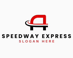 Highway - Highway Track Swoosh logo design