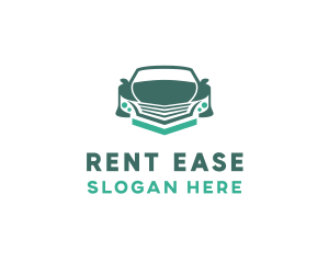 Rental - Green Car Rental logo design