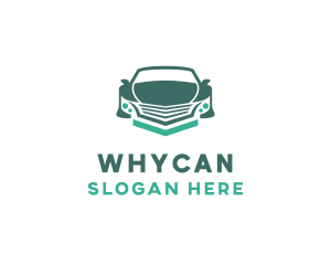 Coupe - Green Car Rental logo design