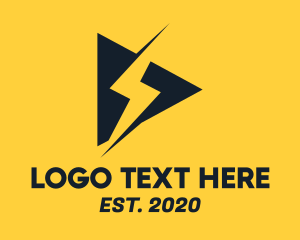 Quick - Flash Thunder Media logo design