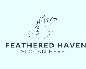 Flying Dove Birdwatching logo design