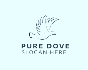 Flying Dove Birdwatching logo design