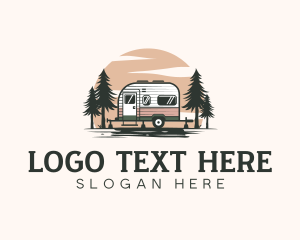 Trailer - Caravan Trailer Adventure logo design