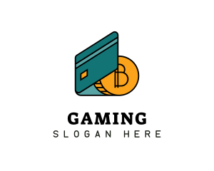 Coin - Credit Card Bitcoin logo design