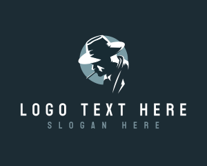 Mobster - Private Detective Smoking logo design