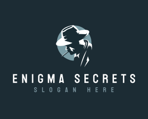 Private Detective Smoking logo design