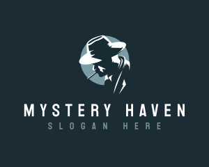 Private Detective Smoking logo design