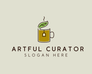 Green Tea Herbal logo design