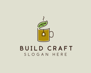 Green Tea Herbal logo design