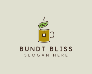 Green Tea Herbal logo design