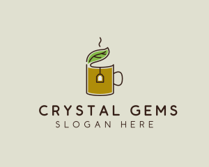 Green Tea Herbal logo design