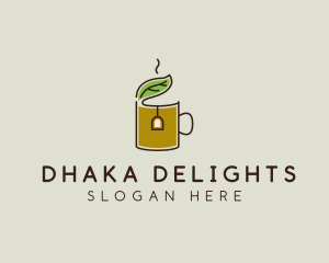 Green Tea Herbal logo design