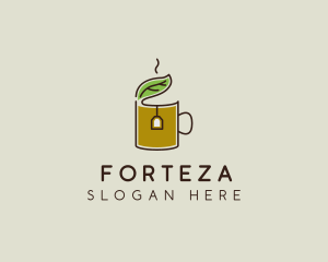 Green Tea Herbal logo design