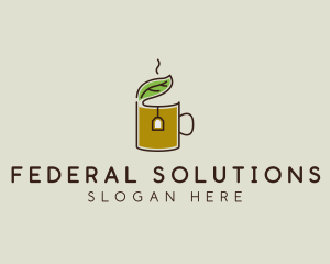 Green Tea Herbal logo design