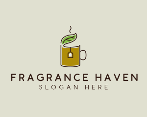 Green Tea Herbal logo design