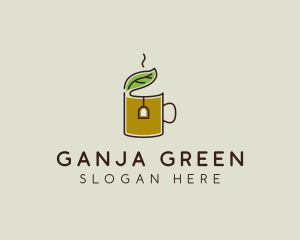 Green Tea Herbal logo design