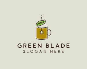 Green Tea Herbal logo design