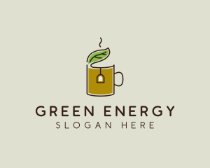 Green Tea Herbal logo design