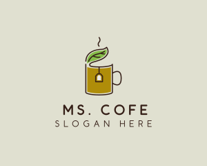 Green Tea Herbal logo design