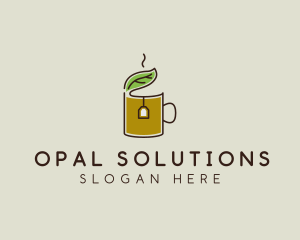 Green Tea Herbal logo design