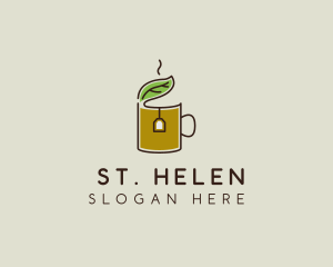 Green Tea Herbal logo design