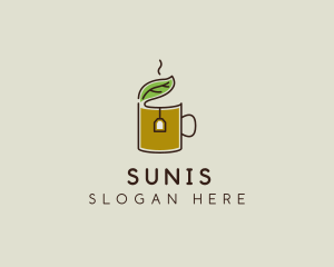 Green Tea Herbal logo design