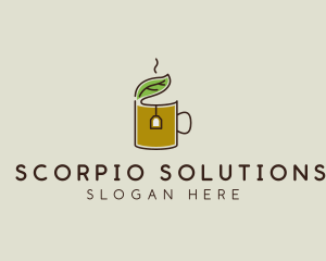 Green Tea Herbal logo design