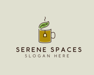 Green Tea Herbal logo design