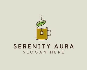 Green Tea Herbal logo design