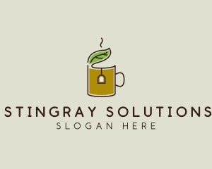 Green Tea Herbal logo design