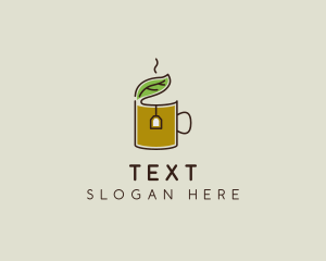 Green Tea Herbal logo design