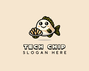 Fish Chips Cuisine logo design