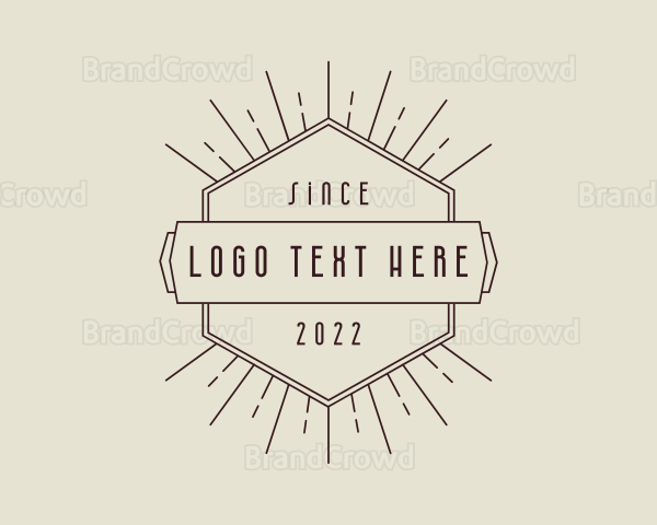 Generic Startup Badge Logo
