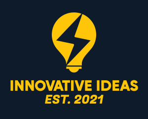 Concept - Electric Bulb Lightning logo design