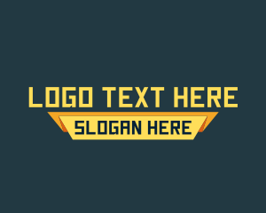 Golden - Yellow Modern Banner logo design